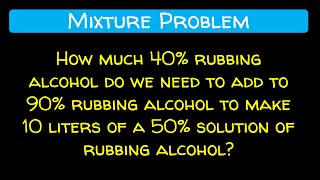 Famous How to Solve Mixture Problems | Algebra Net Worth