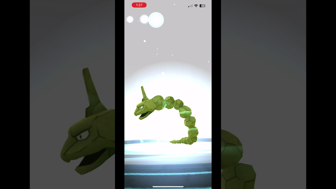 WE CAUGHT SHINY ONIX! POKEMON GO SHINY ONIX EVOLVES INTO SHINY STEELIX! 