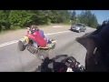 Серьезная авария (ДТП) на квадроцикле, ATV crash Suzuki