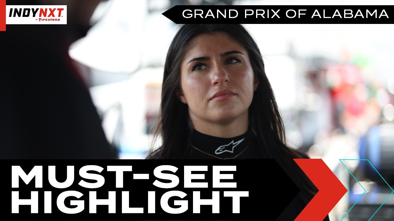 Hailie Deegan takes on Barber for the first time | INDY NXT by Firestone