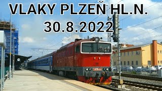 Vlaky Plzeň hl.n. 30.8.2022