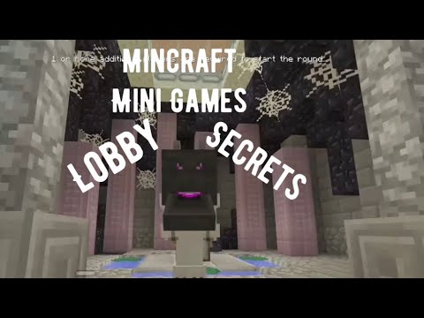 Minecraft mini games lobby SECRETS! Xbox and play station - YouTube