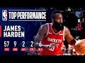 James Harden's EPIC 57 Point Performance | January 14, 2019