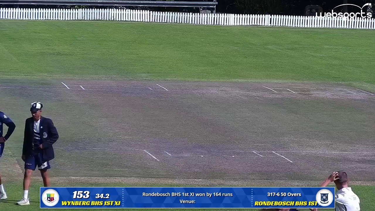 WBHS Cricket U19A vs Rondebosch U19A
