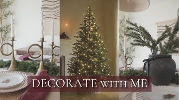 Decorate With Me for Christmas 2025 | Elegant Dining Room & Holiday Table Setup | New Decor