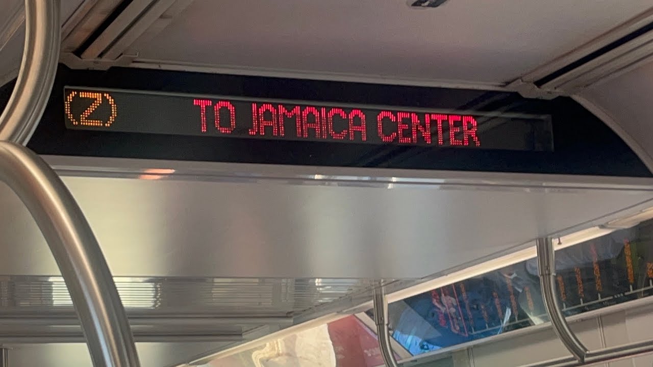 Riding a Z train from Broad Street to Jamaica Center