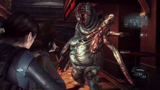 Resident Evil Revelations. Обитель зла: Откровения. Гайд для первого босса. Офицер связи «Мэйдэй»