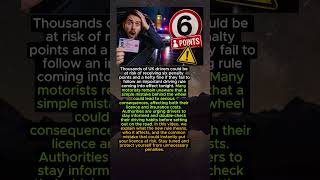 UK Drivers ALERT New Rule Starts TONIGHT – Get 6 Points Instantly for This Common Mistake!