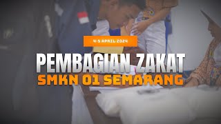 Pembagian Zakat Fitrah SMKN 01 Semarang @smknegeri1semarang #zakat #zakatfitrah