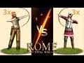 Are forrester warbands better than chosen archer warbands in og rome total war