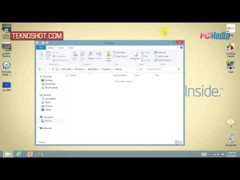 Aktifkan File Secara Otomatis Saat StartUp Melalui Explorer di Windows 8