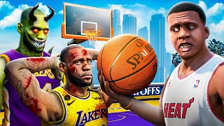 FRANKLIN Meets EVIL LEBRON JAMES In GTA 5 (Mods)