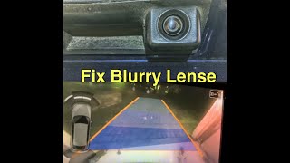 DIY Guide: Fixing a Blurry or Foggy Reverse Camera