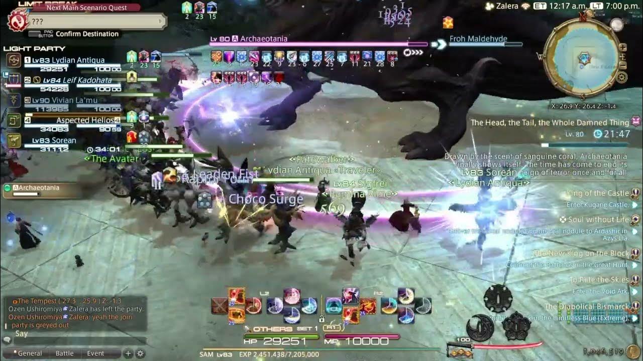 FFXIV Archaeotania FATE Clips YouTube