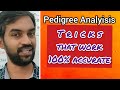 Pedigree analysis | Tricks and tips