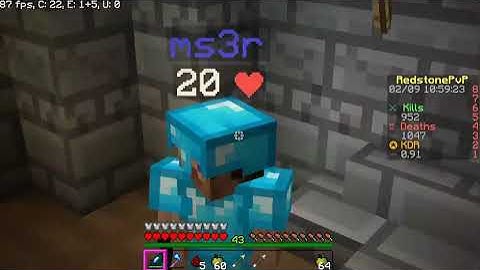 Caught a Emerald Rank Member Farming REDSTONES 🔴 | EASY BAN | blocksmc.com