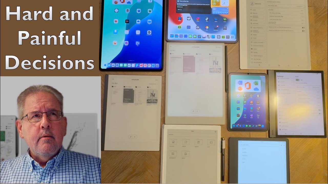 I Can Only Keep One:  Boox, Supernote, Remarkable, Kindle, iPad