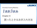 JUKI ロックミシン1本針3本糸 CH8 -困ったとき&お手入れ方法-