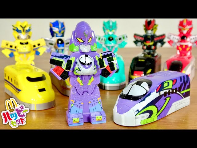 息子に助けられコンプリート！新幹線変形ロボ シンカリオンZ 500ミュー