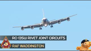 TRAINING TIME RC-135W RIVET JOINT TOUCH &amp; GO CIRCUITS • 51 SQUADRON RAF WADDINGTON