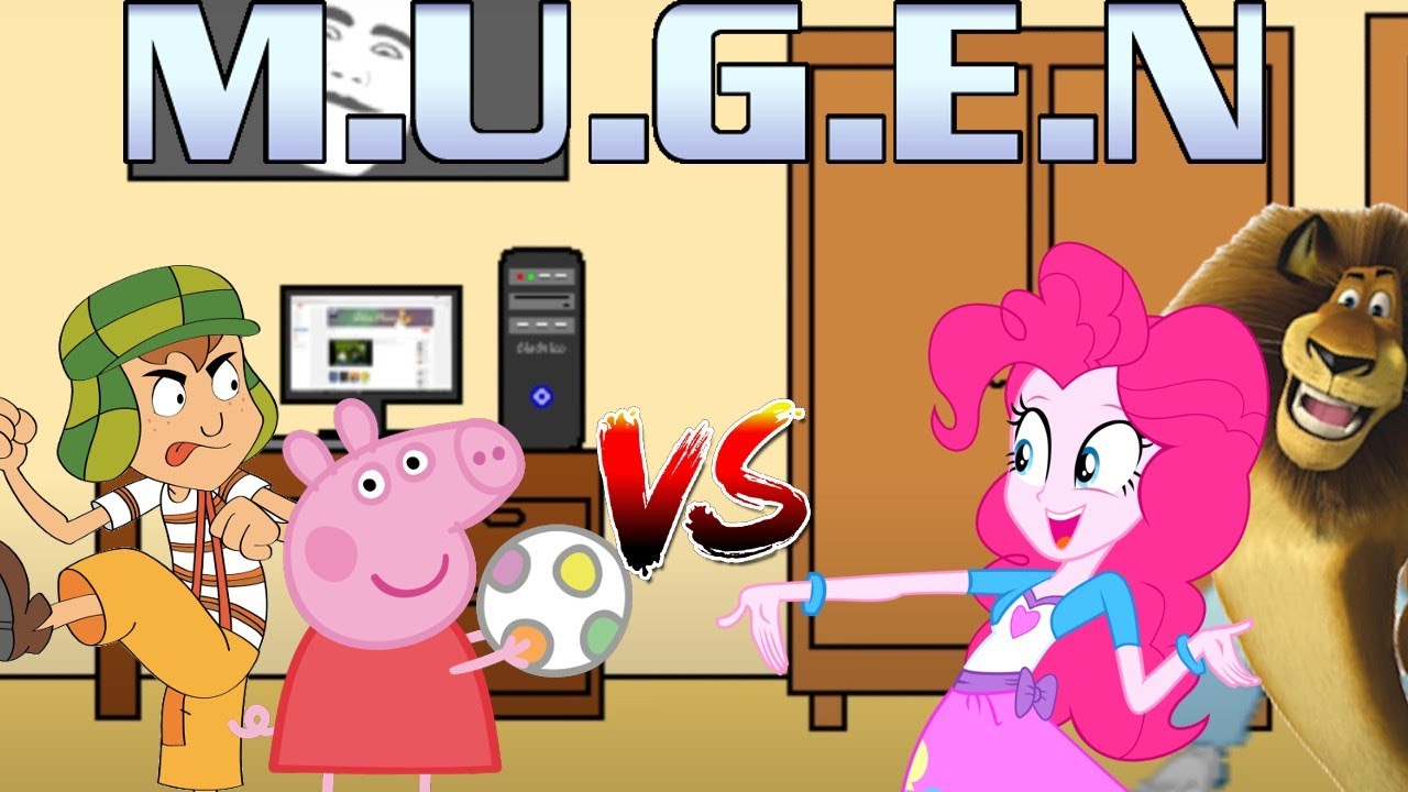 MUGEN Request 24: Peppa Pig and Chavo vs EQG Pinkie Pie and Alex The Lion