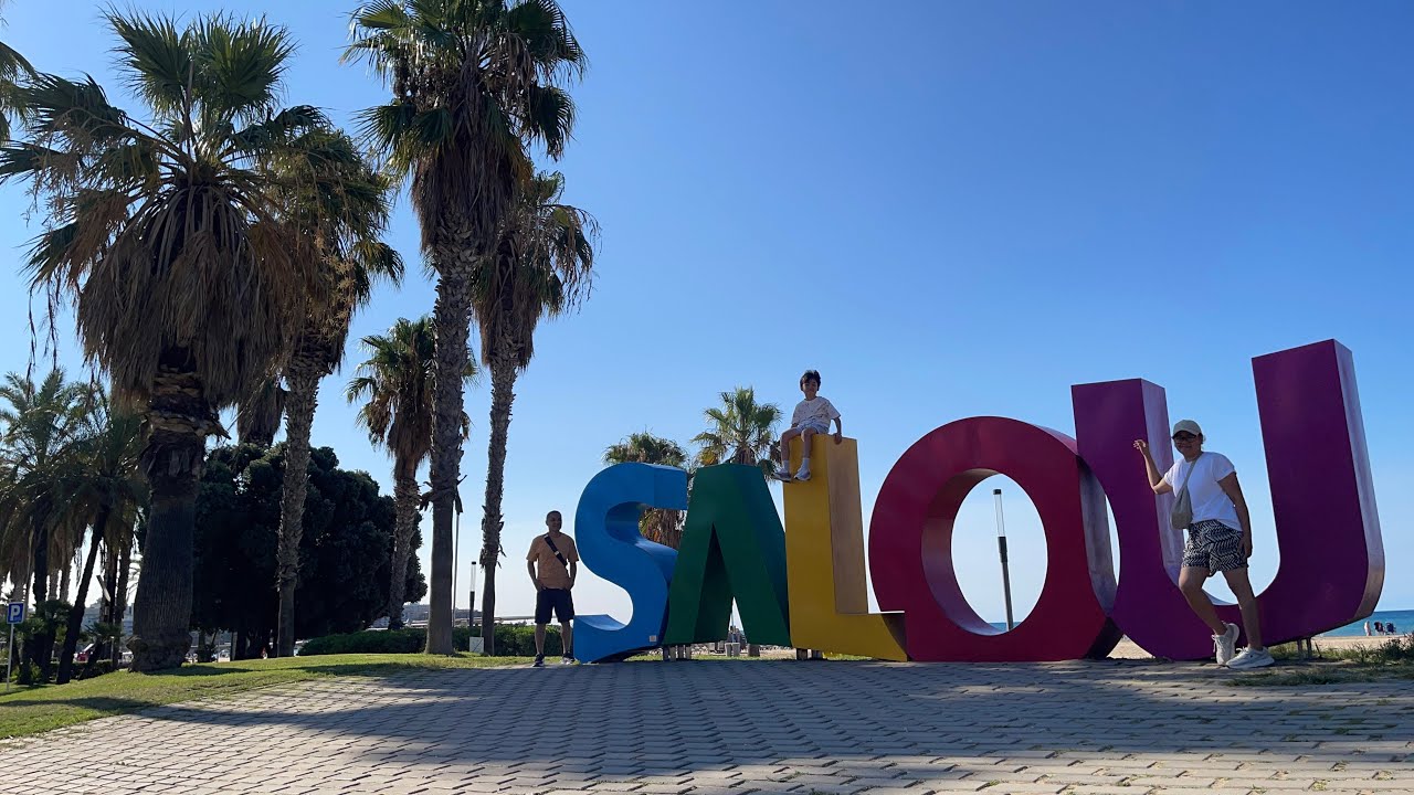 Morning walk at Salou Spain #travel #vacation #salou #spain 