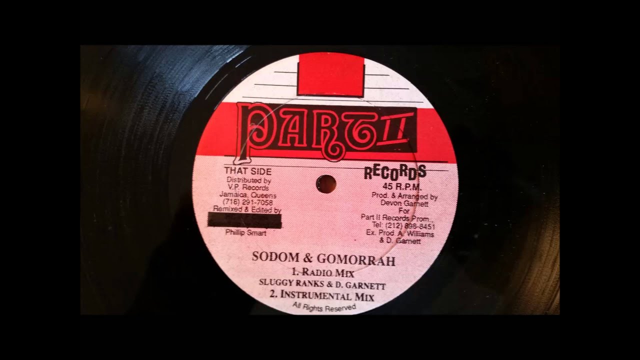 米12” Sluggy Ranks Sodom & Gomorrah PP005 PART II RECORDS /00250 Sluggy - Sodom and Gomorrah - Part II Records 12