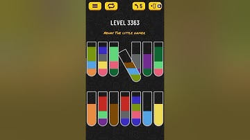 Water sort puzzle level 3363