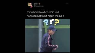 Jimin Asked Joon Not To Hit His Balls