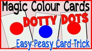 Easy to Learn Magic 3 Card Trick - Dotty Dots Magic Trick for Beginners screenshot 1