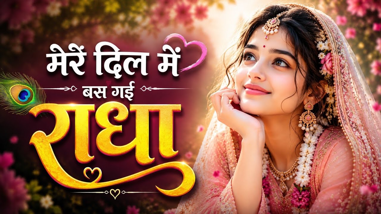Radha Rani Song Video मेरे दिल में बस गई राधा | Beautiful Radha Rani Song | Superhit Bhajan ...