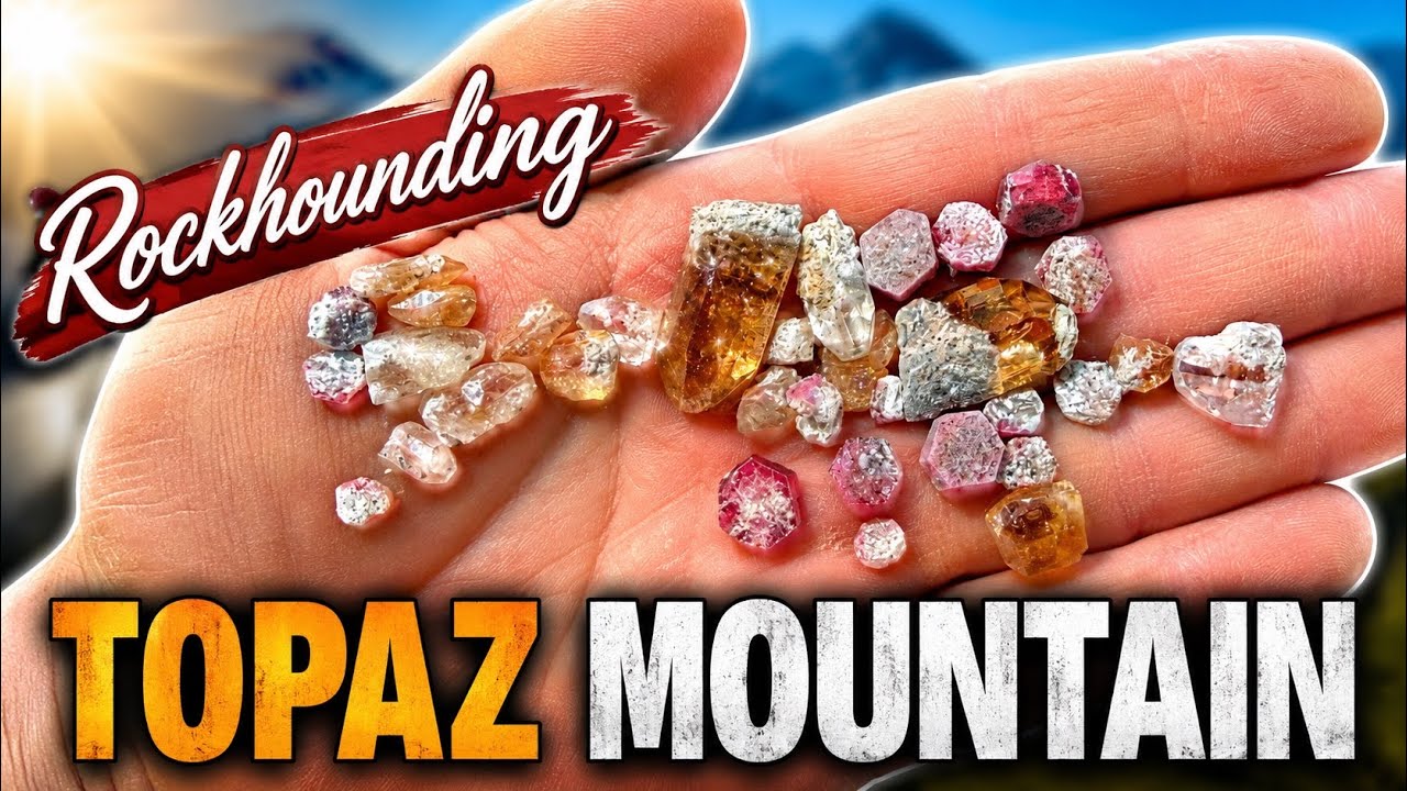 Rockhounding Gems at Topaz Mountain - YouTube