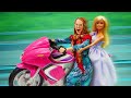 Видео про игры в куклы. Машина Барби сломалась! Баба маня и Кукла Барби не доехали в ЗАГС!