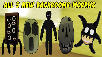 UPDATE - How To Find ALL 5 NEW BACKROOMS MORPHS  in Find The Backrooms Morphs