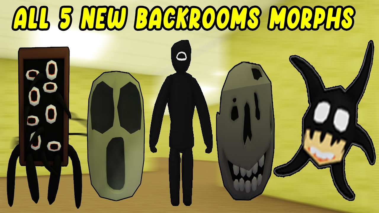UPDATE - How To Find ALL 5 NEW BACKROOMS MORPHS  in Find The Backrooms Morphs