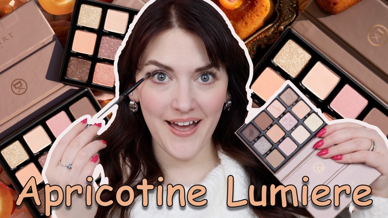 ✨ Палетка теней для век VISEART APRICOTINE LUMIERE ETENDUE ✨ 3 варианта макияжа и сравнение