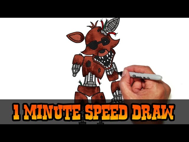 Withered Foxy (FNAF 2)- Speed Draw Preview 