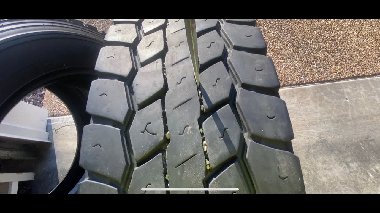 Car and truck tire rock removal - YouTube