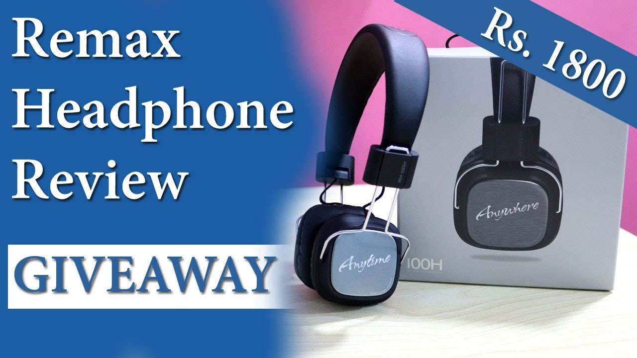 Remax Headphone Review and Giveaway | Best Headphone in Rs.1800 - YouTube
