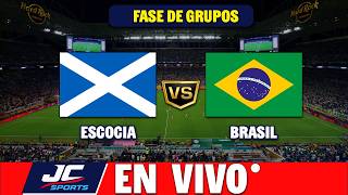 🔴 ESCOCIA VS BRASIL EN VIVO ⚽ NARRACIÓN 🎤 FASE DE GRUPOS 2026 🏆 JC SPORTS