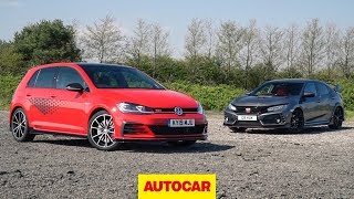 Track battle: 2019 VW Golf GTI TCR vs Honda Civic Type R | Autocar