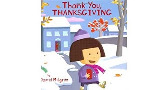 Thank You, Thanksgiving, by David Milgrim