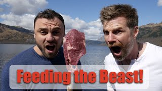 Feeding the Loch ~~Lomond Monster @TheKiltedCoaches
