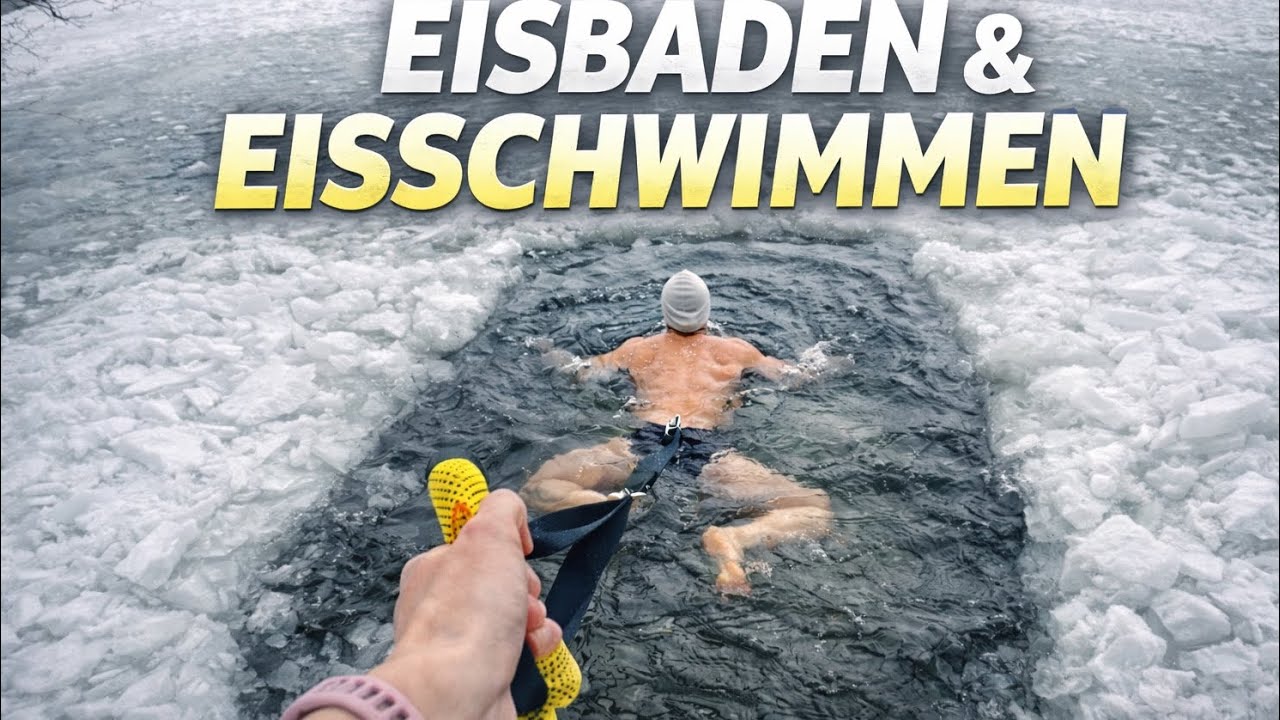 Eisbaden - und dann Eisschwimmen