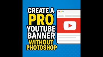 Create a PRO YouTube Banner Without Photoshop #pixlr