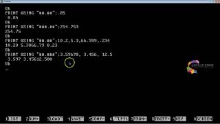 Lecture 9   PRINT USING NUMERIC FIELD Wealth