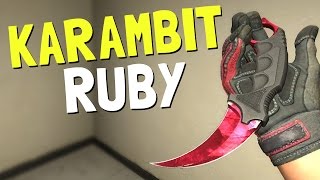 RIP Karambit Sapphire. HELLO Karambit Ruby!