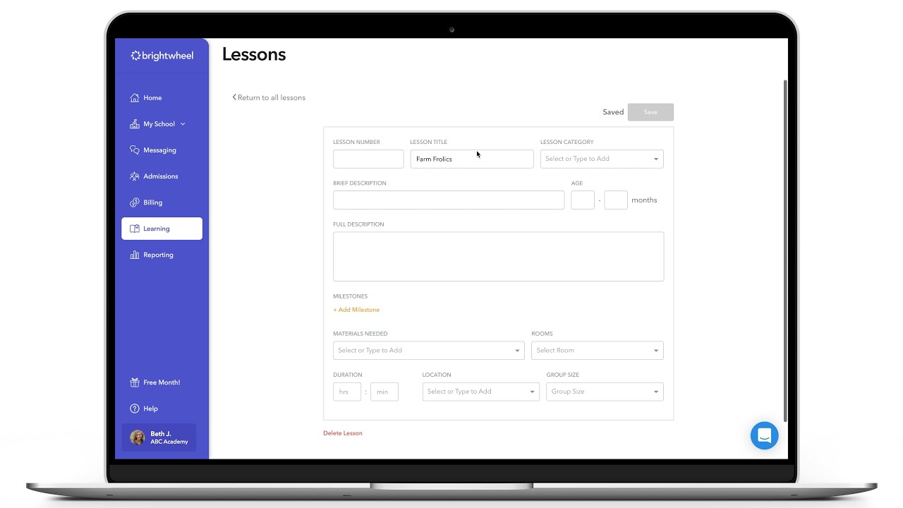 Brightwheel Lessons YouTube