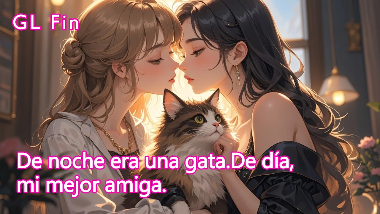 La chica detrás de la gata del Airbnb