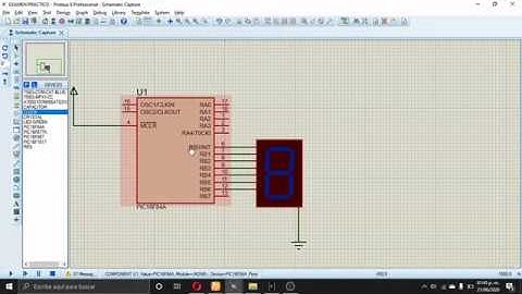 Contador en Display usando Microcontrolador.